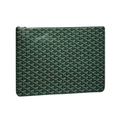 Pochette plate motif monogramme