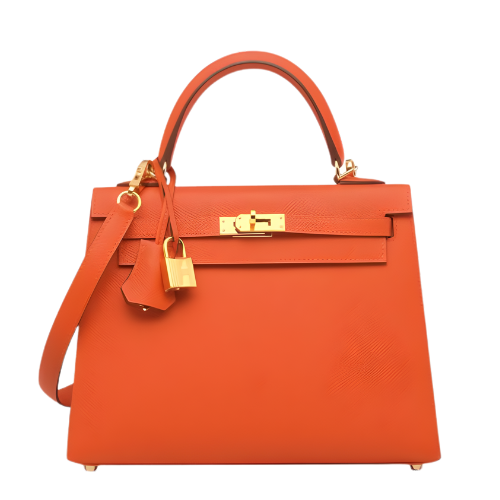 Sac à main élégant à fermoir doré