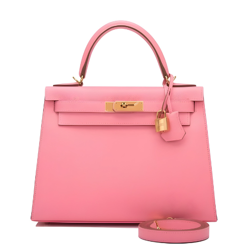 Sac à main élégant à fermoir doré